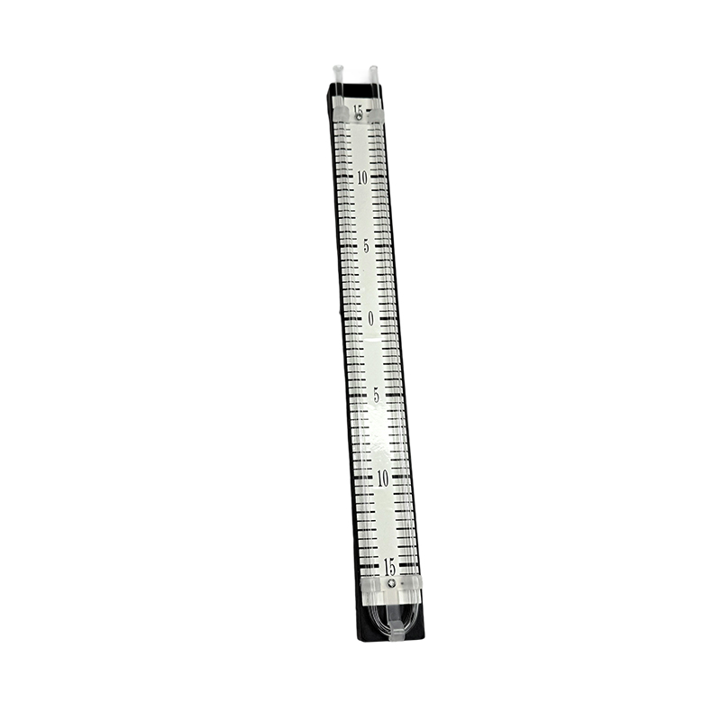 U-tube manometer 150-0-150 mm using red fluid gauge school physics laboratory instruments