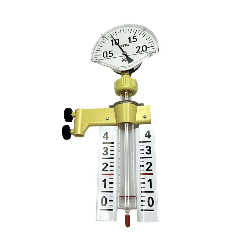 Gas law demonstrator for teaching instrument